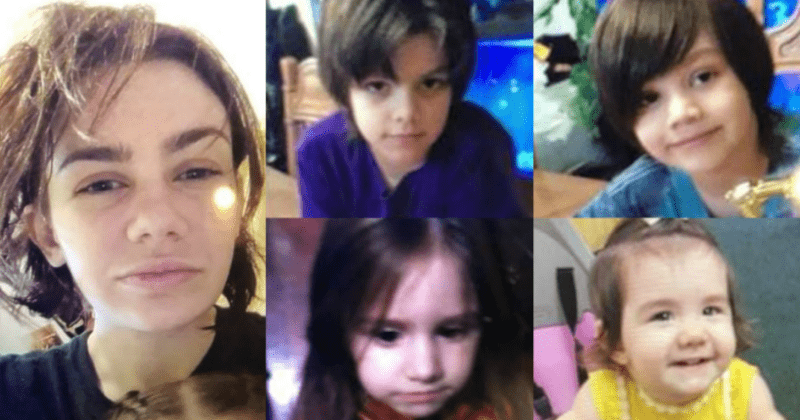 Woman declared missing with her four children pulls up at her house while news team was reporting live from the spot on her case