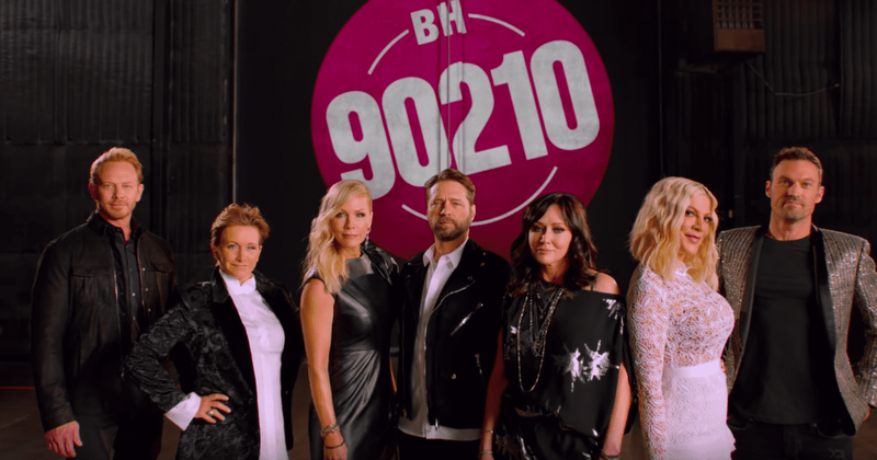 'Beverly Hills, 90210' revival teaser sees the original cast come together with an all too familiar tune playing around them