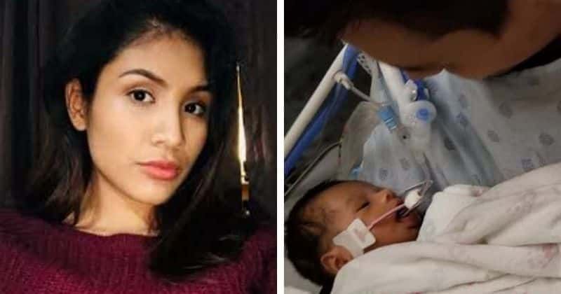 Infant cut out of mother during 'womb-raider' murder now breathing on his own