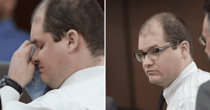 Father who killed his five children sobs in court after watching videos of them crying for their mother