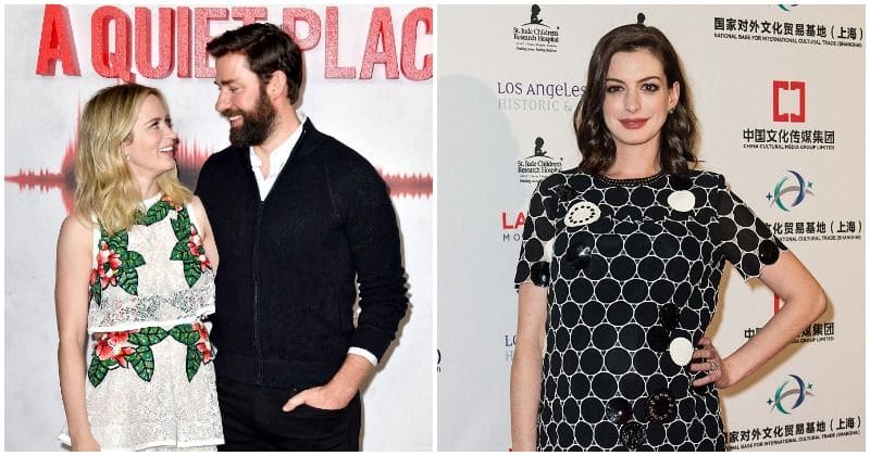 John Krasinski jokes about settling for Emily Blunt only because he couldn't get Anne Hathaway