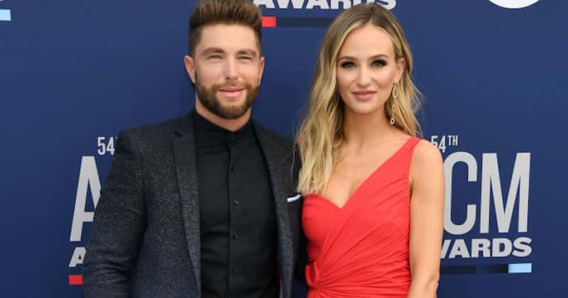 Chris Lane and former 'Bachelor' star Lauren Bushnell get engaged after country singer proposes in her family's backyard