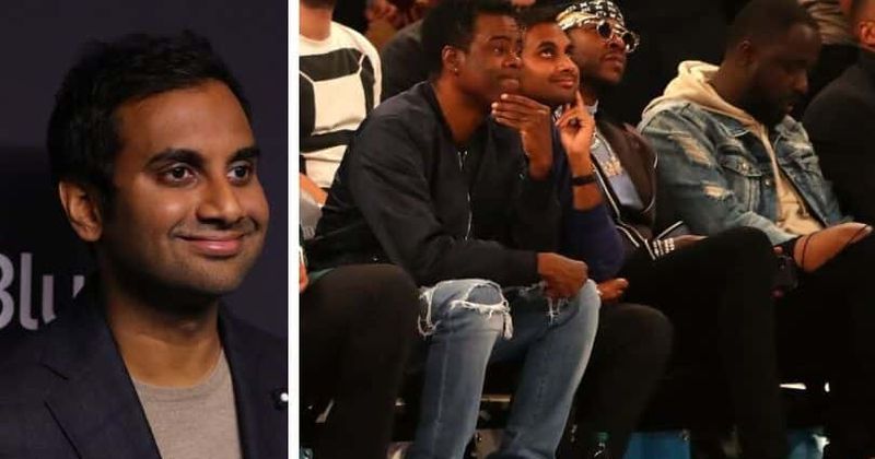 Aziz Ansari makes rare public appearance at Knicks game, as cloud of sexual misconduct hovers