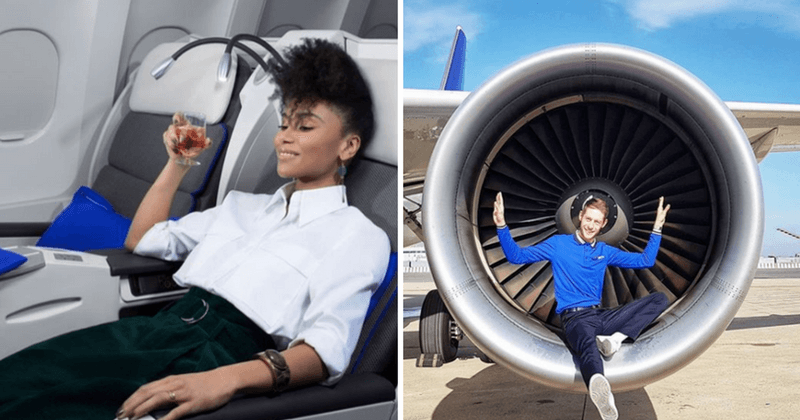 Millennials can now lounge in-flight with new boutique airline Joon that serves craft beer on board