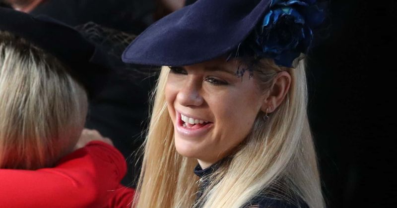 Prince Harry's ex Chelsy Davy arrives at the venue and it looks real awkward