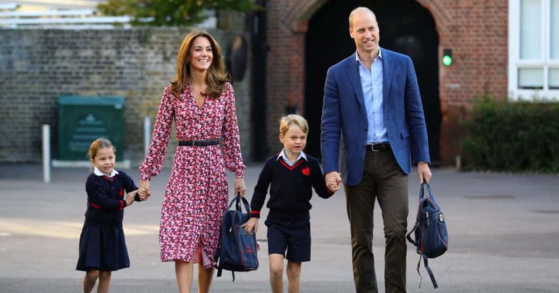 Princess Charlotte, Prince George and Kate Middleton enjoy a family outing as they watch Prince William play polo