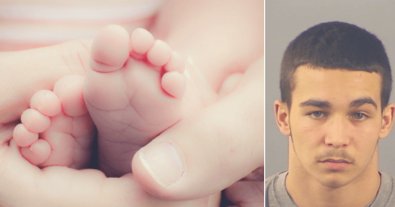 17-year-old dad kills his 6-week-old baby boy after 'violently swinging him by the leg' and 'biting his nose' at a party