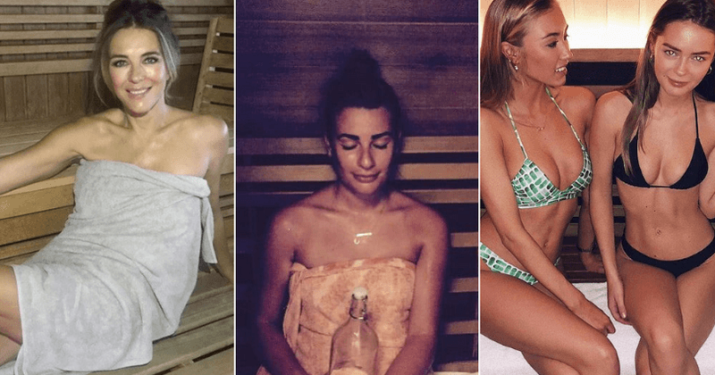 Saucy sauna photos are the new celebrity trend, just ask Rita Ora, Ashley Graham, Lea Michelle and Liz Hurley!