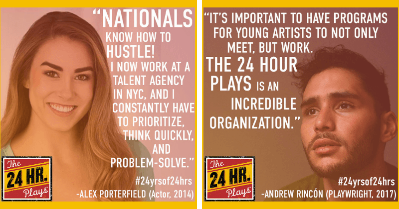 The 24 Hour Plays: Nationals 2019 applications are now open and on till April 1, don't waste a minute