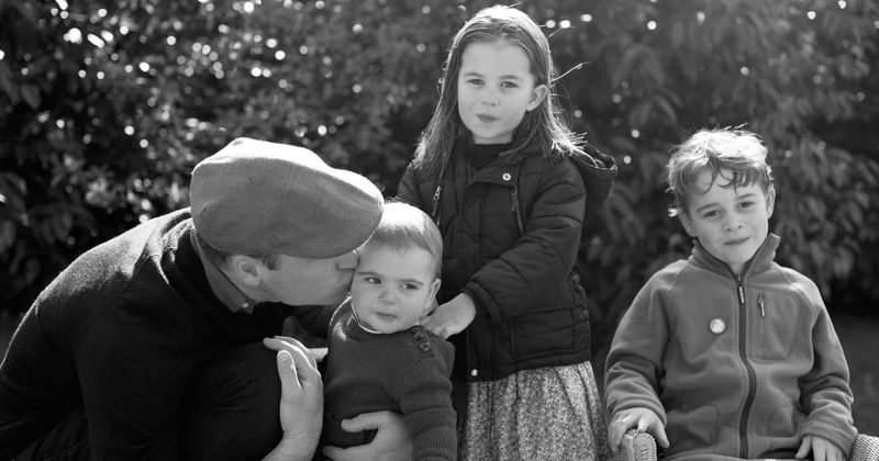 Prince William kisses son Louis in adorable photo by Kate Middleton, palace shares picture on Christmas day