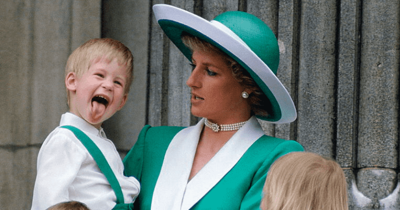 Royal fans are loving the resurfaced clip of Princess Diana scolding young Prince Harry for being cheeky