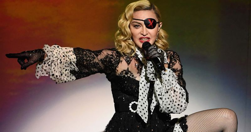 Madonna falls off chair, bursts into tears after struggling to walk during Madame X Paris gig amid knee injury