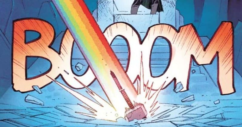 Donny Cates' 'Thor' #4 hints at Mjolnir's magic changing with Loki finally lifting the enchanted hammer