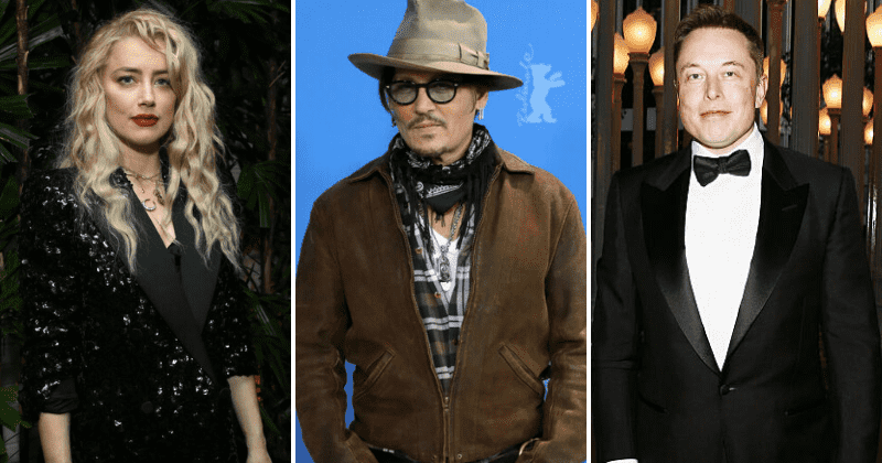 Swimsuit-clad Amber Heard caught cuddling Elon Musk in Johnny Depp’s lift just months into their marriage