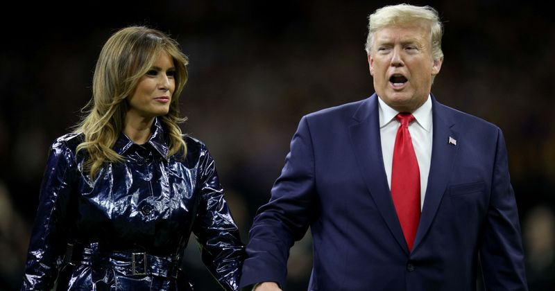 Melania urges young Americans to make cards for grandparents, people say 'old guy' Trump should get one too