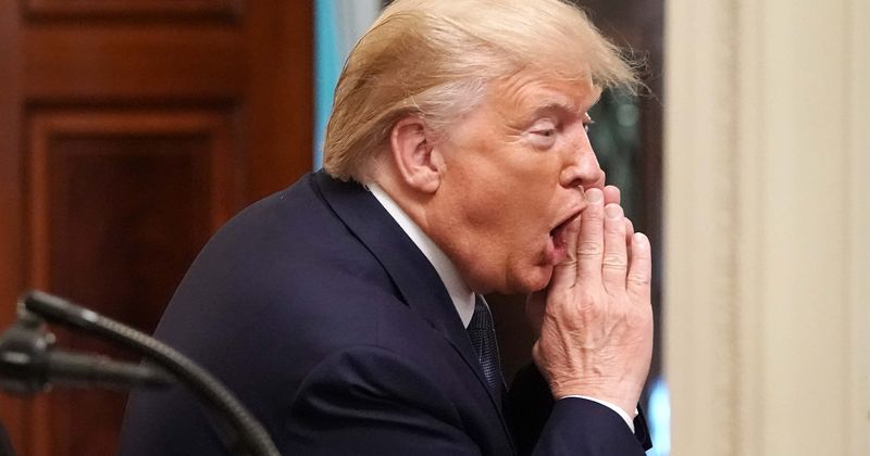 Trump says leaked report predicting 3,000 deaths each day by June is 'fake news'