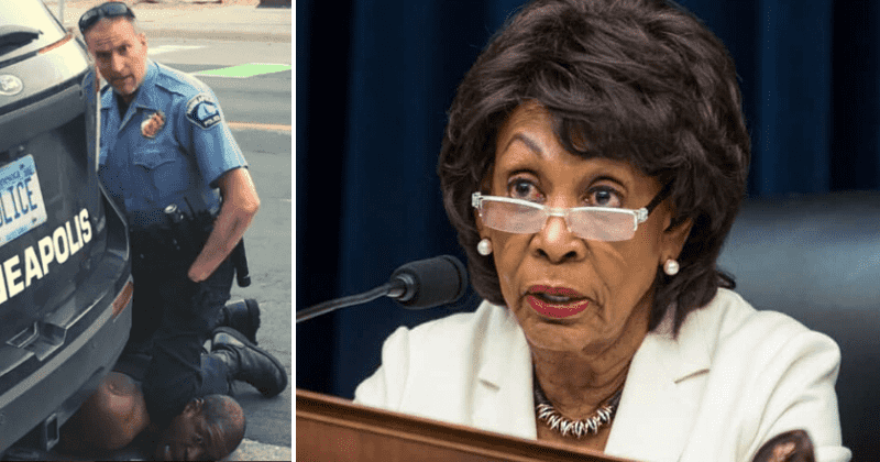 Maxine Waters says cop who choked George Floyd with his knee for eight minutes 'enjoyed doing it'