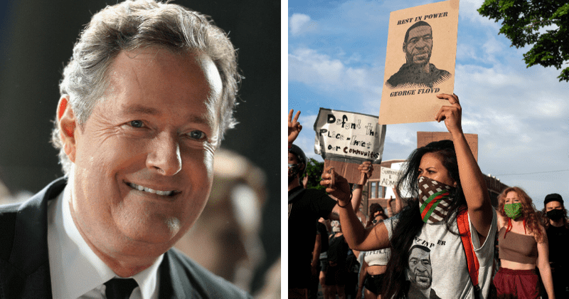 Piers Morgan worried about 'fully justified' George Floyd protests turning into 'looting, rioting and anarchy'
