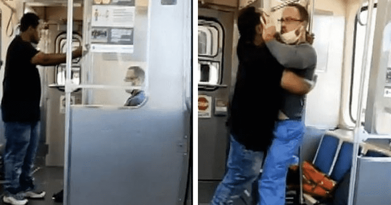 Chicago nurse provoked into a fight by train passenger who blamed all health workers for coronavirus pandemic