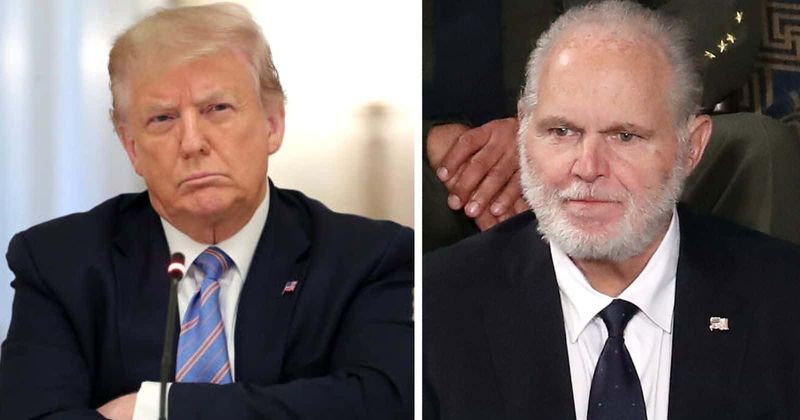 Trump 'cut off mid-sentence by commercial' during live virtual rally interview on Rush Limbaugh's show
