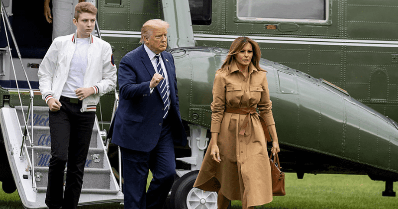 Trump claims Barron's Covid-19 infection was gone in '15 minutes', Internets says 'not all have healthcare access'