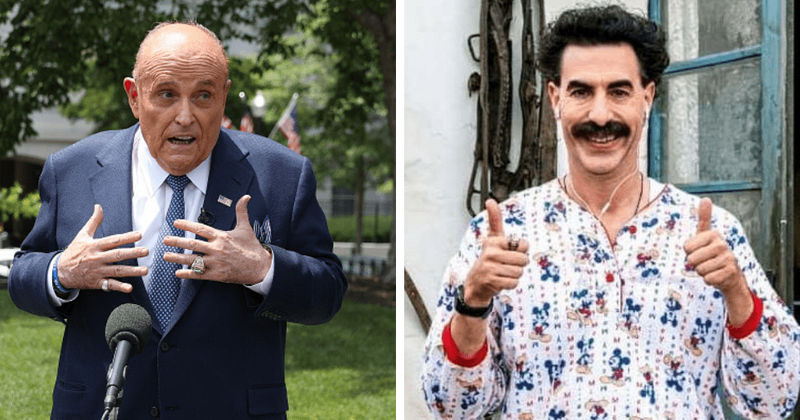 Golden Globes 2021: Sacha Baron Cohen thanks 'fresh new talent' Rudy Giuliani for 'Borat Subsequent Moviefilm' win