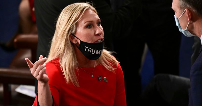 CPAC attendees line up to take photos with Marjorie Taylor Greene, Internet jokes 'they're in the Q'