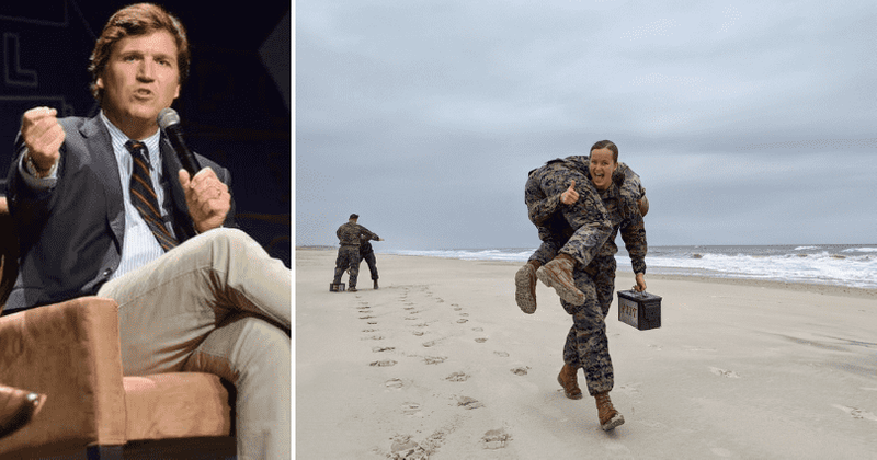 Marine Corps backtracks on 'get pregnant' remark to Tucker Carlson after outrage, Internet says 'mission fail'