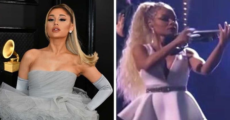 Did Ariana Grande play violin at Grammys 2021? Mystery woman steals show with 'same little dress and ponytail'