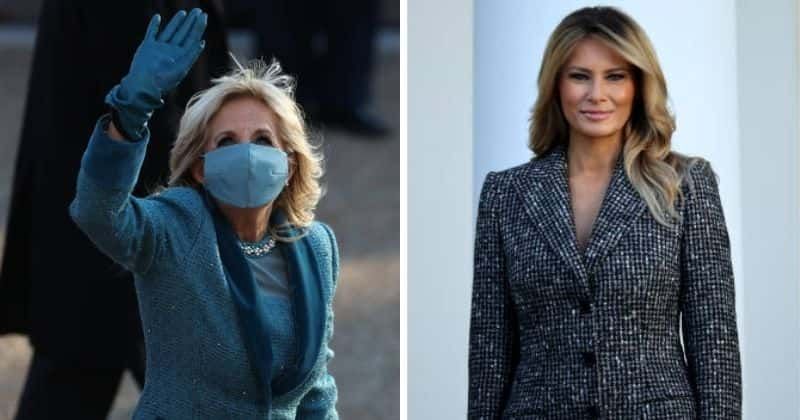 Jill Biden's fishnets and black boots spark controversy, trolls compare ‘Cyndi Lauper wannabe’ to Melania Trump