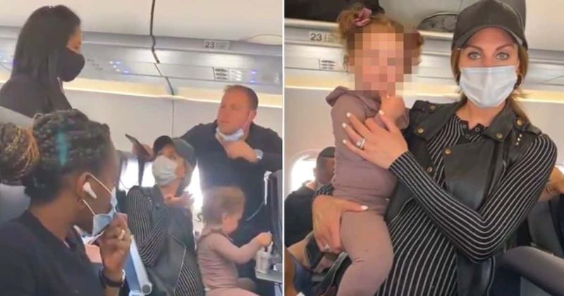 Spirit Airlines under fire as flight attendant threatens to remove family of 4 over maskless toddler