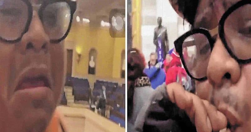 Who is Ronald Sandlin? Capitol rioter who punched police and smoked weed on camera denied bail