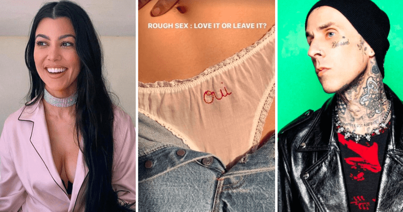 Kourtney Kardashian mom-shamed for 'rough sex poll', sucking on Travis Barker's thumb: 'Mother of the year'
