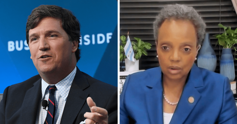 Tucker Carlson compares Lori Lightfoot to Nazi for saying she’ll only do 1-on-1 interviews with reporters of color