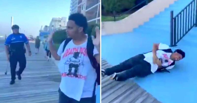 Ocean City: Black man, 18, kneed and tasered by cops for 'vaping'