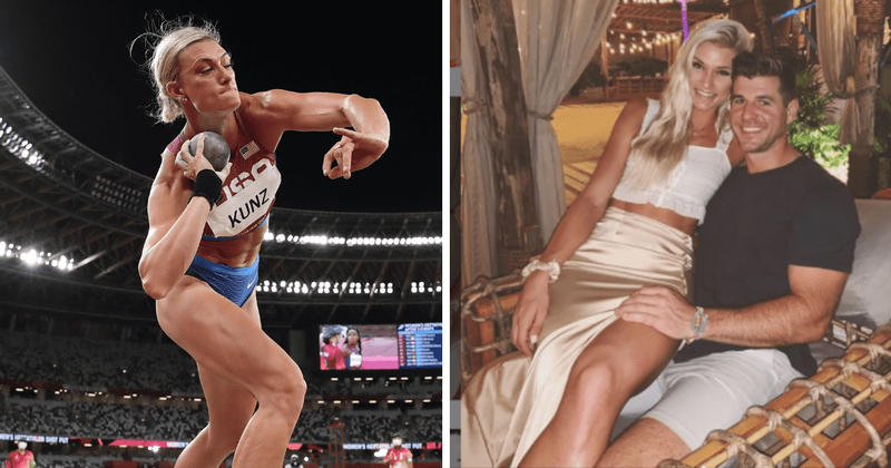 Who is Annie Kunz's boyfriend? Heptathlete's 'No 1 fan' says she has unlocked the 'cheat code'