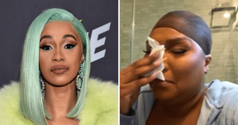 Cardi B says trolls 'harass' anyone who works with her after Lizzo cries over racist comments