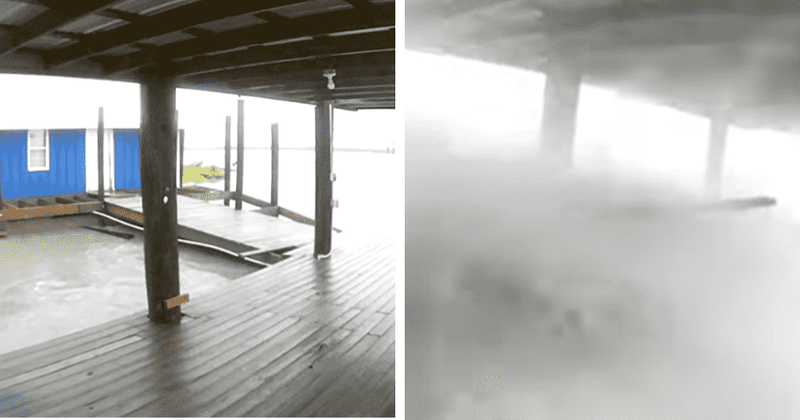 Horrifying video shows Port Fourchon dock swaying violently as Hurricane Ida hits