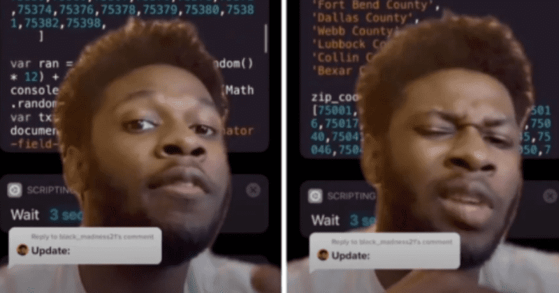 Sean Black: TikToker goes viral for creating bot to troll anti-abortion website