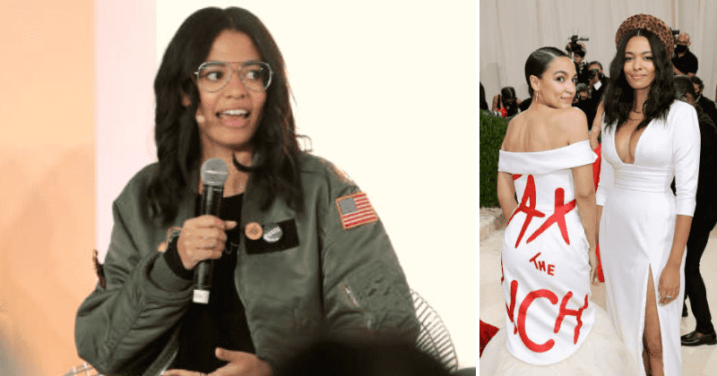 AOC’s ‘Tax the Rich’ dress designer Aurora James racked up HUGE debt in unpaid taxes