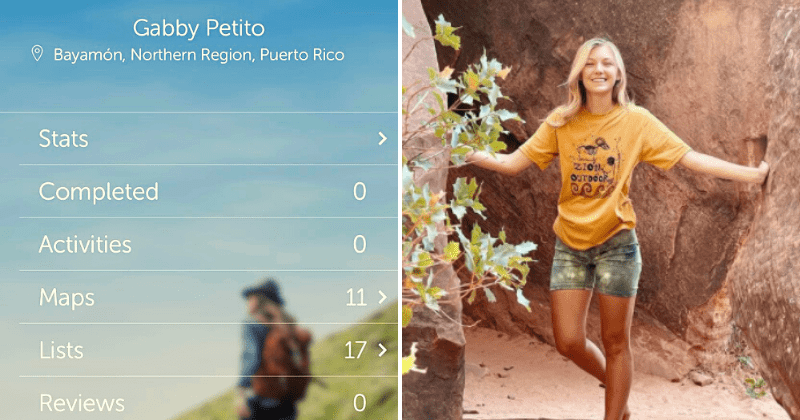 Is Gabby Petito in Puerto Rico? Internet sleuths scan her hiking app to check trail