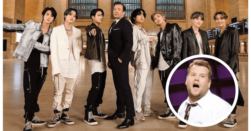 James Corden mocks BTS speech at UN, ARMY says 'Jimmy Fallon is our new Papa Mochi'