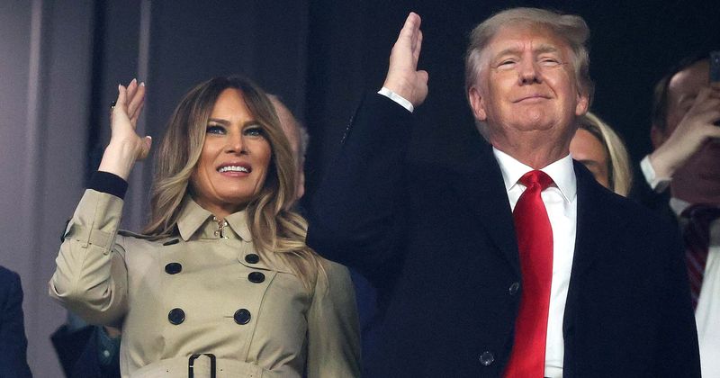 Donald Trump's 'tomahawk chop' with Braves fans at World Series hailed as 'best ever'