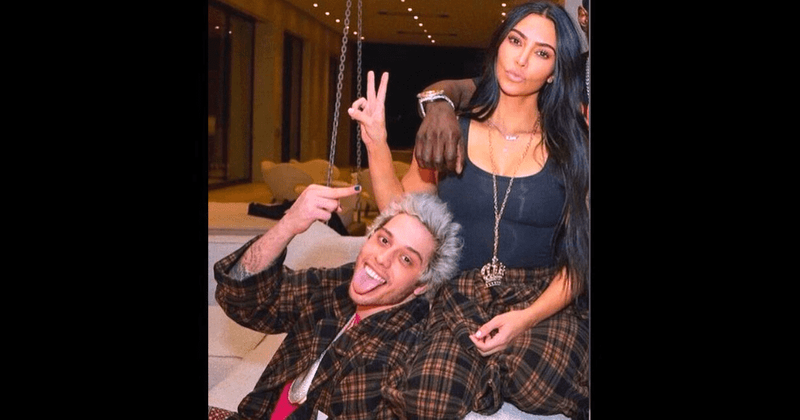 Pete Davidson and Kim Kardashian twin in SKIMS, Internet slams 'stunt' by momager Kris