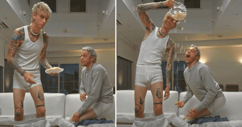 Pete Davidson and MGK's underwear bromance: Fans go gaga over convo about their 'goods'