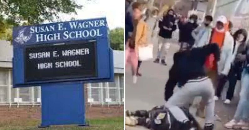 Susan Wagner High: Kids kicked, hit on head with gun outside SI school in viral video