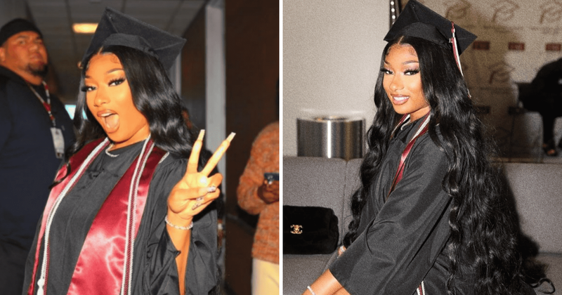 Megan Thee Graduate: Proud fans rejoice as rapper graduates from Texas Southern University