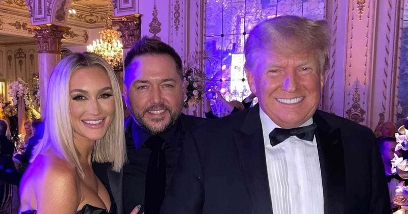 Singer Jason Aldean and wife Brittany celebrate 'best of all time' New Year with Trump