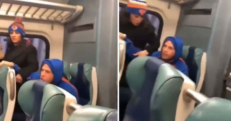 Justin Likerman and Kristin Digesaro charged with hate crime for racist rant on Long Island train