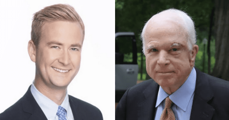 Video of John McCain calling Peter Doocy 'dumb' in 2017 goes viral after Biden gaffe